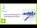 Parse an HTML on Android with JSoup