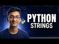 The Only Python String Tutorial You Need to Start Coding Lecture-1