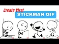 How I Make Viral Stickman Animations AI GIF Animation Tutorial
