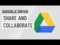Google Drive Sharing and Collaborating