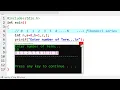 C Program to Print Fibonacci Series Learn Coding