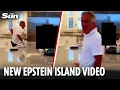 Lagu Disturbing footage shows Epstein laughing as he chases young women around kitchen on 'paedo island'