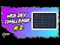 web developer challenge Winner - HTML Table