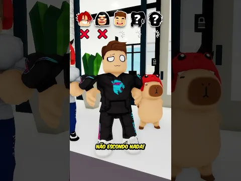 Alguém roubou meu rosto no Roblox! #shorts