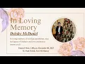 Deiedre McDaniel Funeral Mass