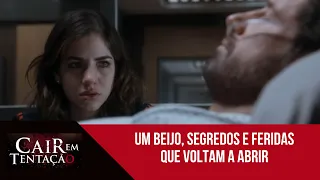 Um beijo, segredos e feridas que voltam a abrir | Cair em Tentação