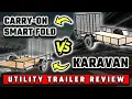 Carry-On Fold down side vs Karavan Trailers