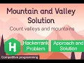 Count Valleys solution Hackerrank problem solution for competitive coding