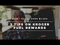 How to Maximize Kroger Plus Shoppers Card Fuel Rewards - 3 Tips Strategies