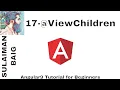 Angular 9 Tutorial for Beginners 17 - ViewChildren SULAIMAN BAIG
