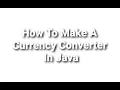 How To Make A Currency Converter In Java