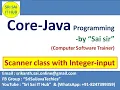 34 Scanner class with Dynamic Integer Input from Keyboard in Java Program