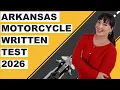 Arkansas DMV Motorcycle Written Test 2026 50 Questions with Explained Answers