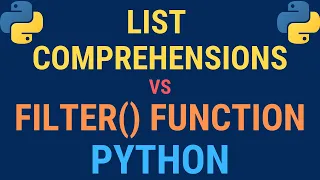 List comprehension vs filter in Python speed lambda history examples
