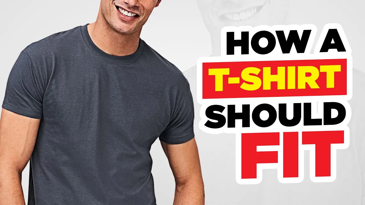 How A T-Shirt SHOULD Properly Fit In 5 Minutes!