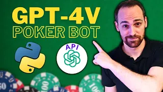 Coding a Vision ChatGPT that plays Poker Autonomously GPT-4V Python tutorial
