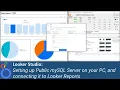 Looker Studio Setting up Public mySQL Server on your PC and connecting it to Looker Reports