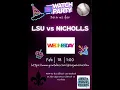 LSU Baseball LIVE on Cajunomics Invitation for LSU vs Nicholls Wednesday February 18th 2026