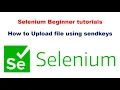 File Upload in selenium How to handle Files Uploads in Selenium