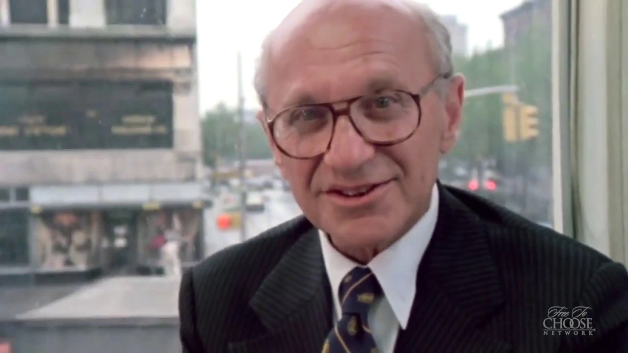Milton Friedman - HD - Libre para Elegir 3 - Anatomía de la Crisis (La Gran Depresión)