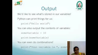 Variables in Python Problem Solving using Python SNS Institutions