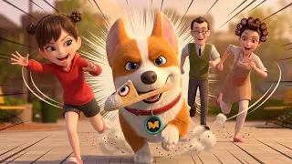 Moco's Family FEUDS! 🩴😹  | Flying Moco Full Episodes 🐶 | Funny Cartoon for Kids