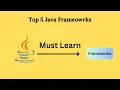 Top 5 Java Frameowrks java frameowks Digitalsoftecs