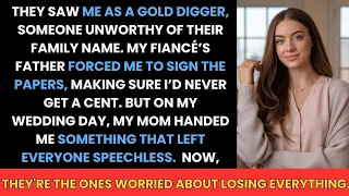 My FIL Made Me Sign a Prenuptial Agreement Because I Was Poor, but My Mom's Gift Changed Everything!