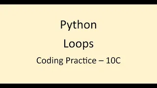 Coding Practice 10C Loops Python NxtWave CCBP