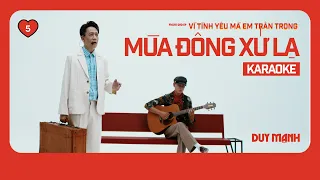 KARAOKE | MÙA ĐÔNG XỨ LẠ | DUY MẠNH