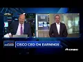 Cisco CEO Chuck Robbins on earnings China trade 5G and more