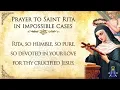 🌹 Whisper of Miracles: Prayer to Saint Rita in impossible cases