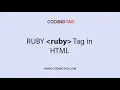 Ruby Tag rb tag rt tag Html-5 Tutorial asad shaikh coding