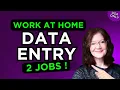 Data Entry Work From Home Jobs One WithTraining and Equipment Provided