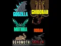 Download Lagu Godzilla vs Ghidorah vs Mothra vs Rodan #Shorts #Godzilla #Kaiju