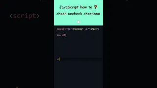 JavaScript how to check uncheck HTML checkbox