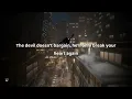 alec benjamin - devil doesn't bargain [ sped up ] lyrics