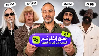 كيف تربح من الإنترنت بإنفلونسر AI؟ (شرح كامل بدون تصوير)