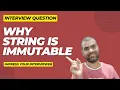 Why String is Immutable in Java Interview question