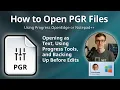How to Open PGR Files Progress Database Configuration