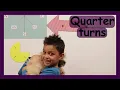 Quarter turns 90 degrees Rotate Clockwise Anticlockwise Maths with Nile