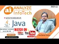 Live Workshop on Java Day 02 - Analyze InfoTech