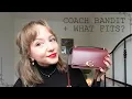 COACH BANDIT CROSSBODY IN DARK RED