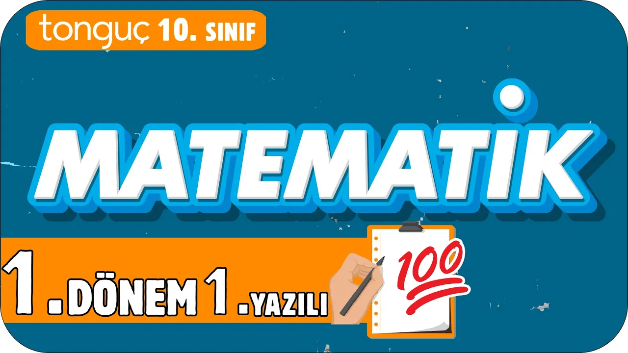 10.Sınıf Matematik 1.Dönem 1.Yazılıya Hazırlık 📑 #2025