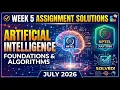NPTEL Artificial Intelligence Foundations and Algorithms Week 5 Assignment Solutions July 2026
