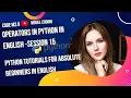 15-Operators in Python Python Tutorials For Absolute Beginners In English
