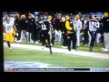 Steelers coach tries to trip ravens player
