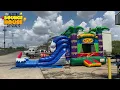 Tropical Wave Combo - Inflatable Water Slide Rental