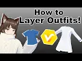 How to Layer and Edit Clothing in VRoid Studio v1 0 Make 3D VTuber Models
