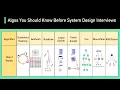 Algorithms You Should Know Before System Design Interviews